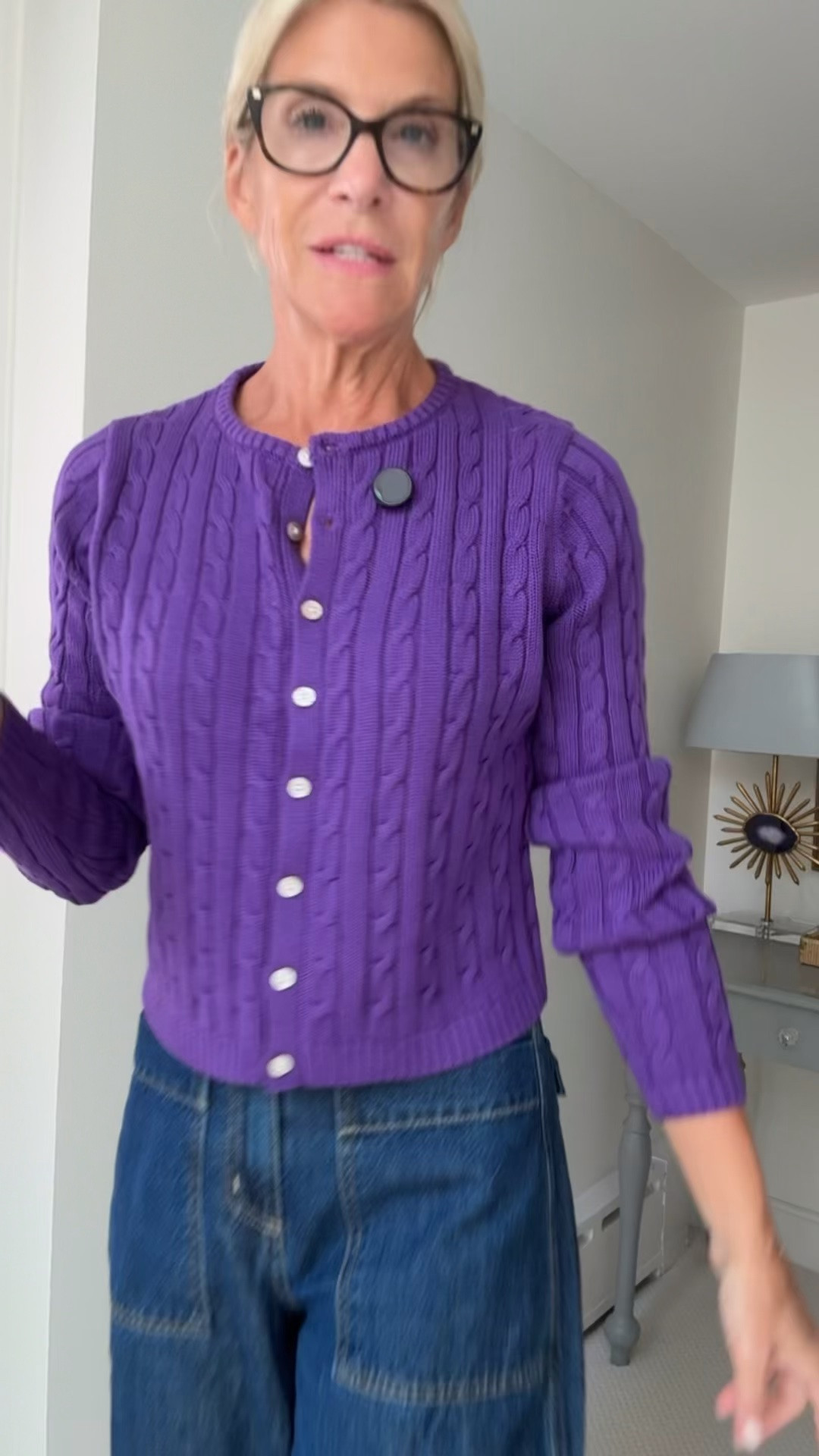 Target Haul Part 4 
Purple is the color of the season! Cable knit purple cardigan. Adorable 💜

#LTKootd #LTKSeasonal #LTKOver40