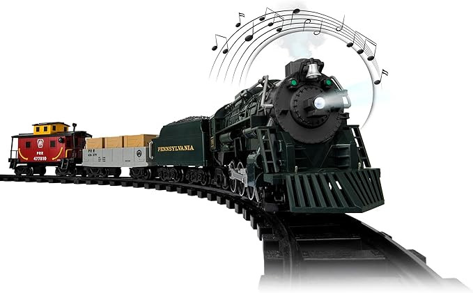 Lionel Battery-Operated Pennsylvania Flyer Freight Toy Train Set with Bluetooth, Locomotive, Trai... | Amazon (US)