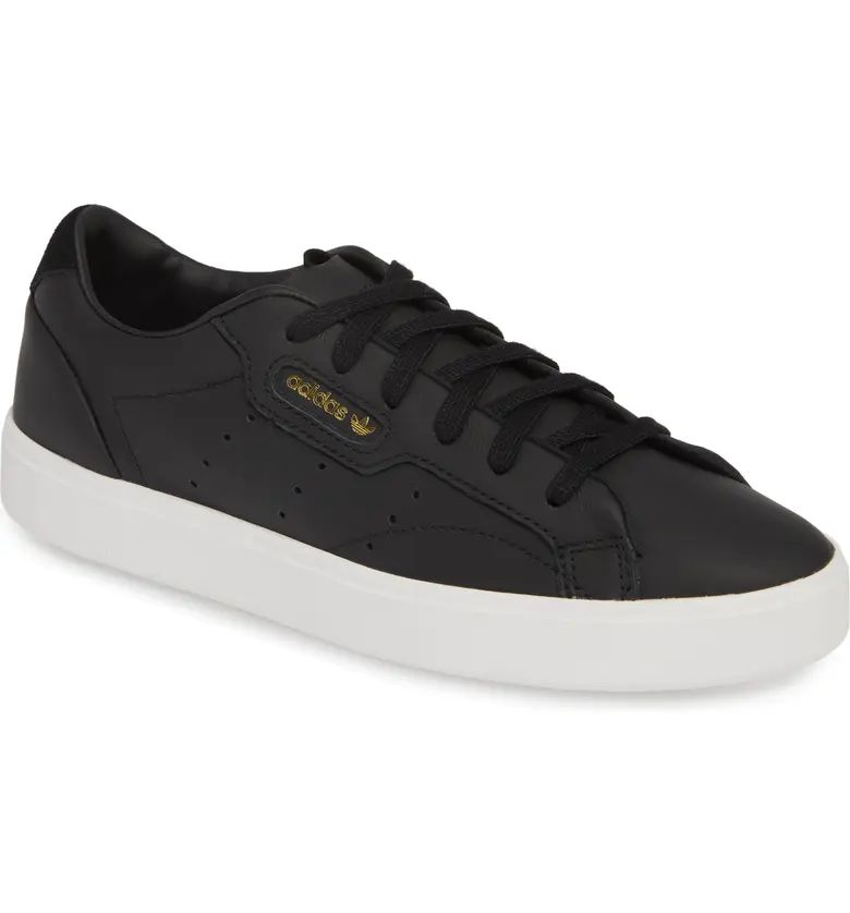 Sleek Leather Sneaker | Nordstrom