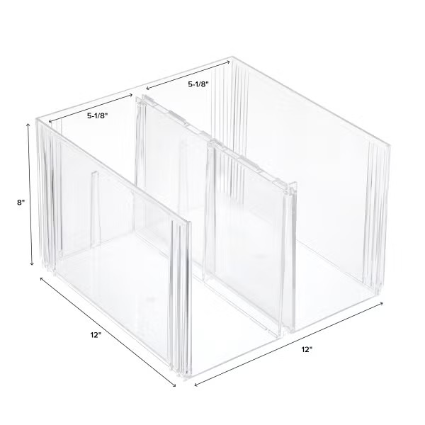 Stacking Shoe Bin Top Clear | The Container Store