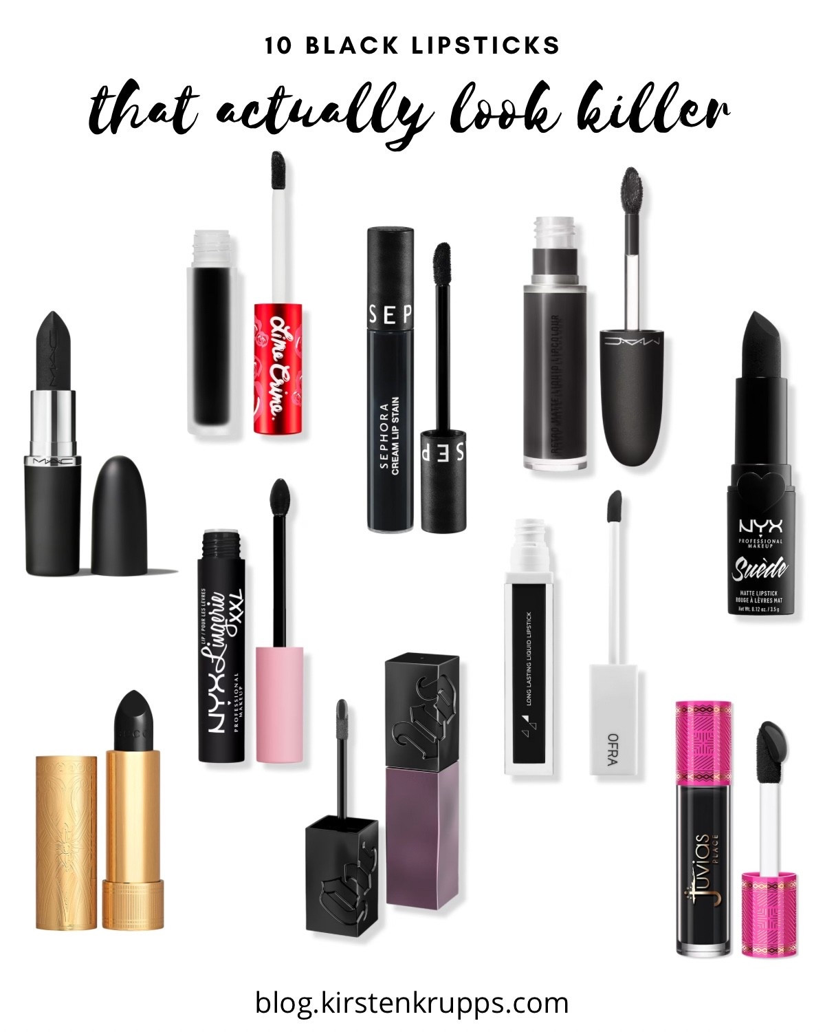 10 Black Lipsticks That Actually Look Killer

#LTKFindsUnder50 #LTKBeauty #LTKStyleTip