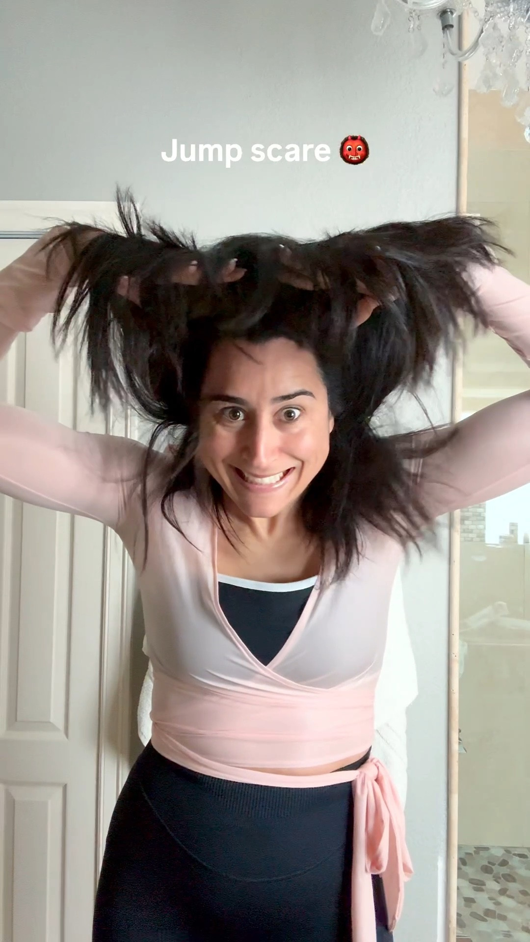 A bit early for a jump scare, but here we are 👹 

Get ready with me to go to my weekend dance class (& test out my new dry shampoo)  I had an event later in the day but only had time to shower without washing (& drying) my hair. 

Used the dry shampoo before class to see if it would help & it did! I bought the dark tint since my hair is dark & it blended in great. I only had to touch up a few spots when I got home from my class (yay) 🥳 

Stay til the end to see the final look before I headed out. My hair lasted another 2 days after this! 

Find more like this in my Beauty & Wellness Edit collections & save for your next dry shampoo test 😉 

post gym routine • gym routine • pre gym routine • gym girl • gym accessories • gym hair • dry shampoo for dark hair • dry shampoo 

#LTKfitnessgoals #LTKgrwm #LTKActive