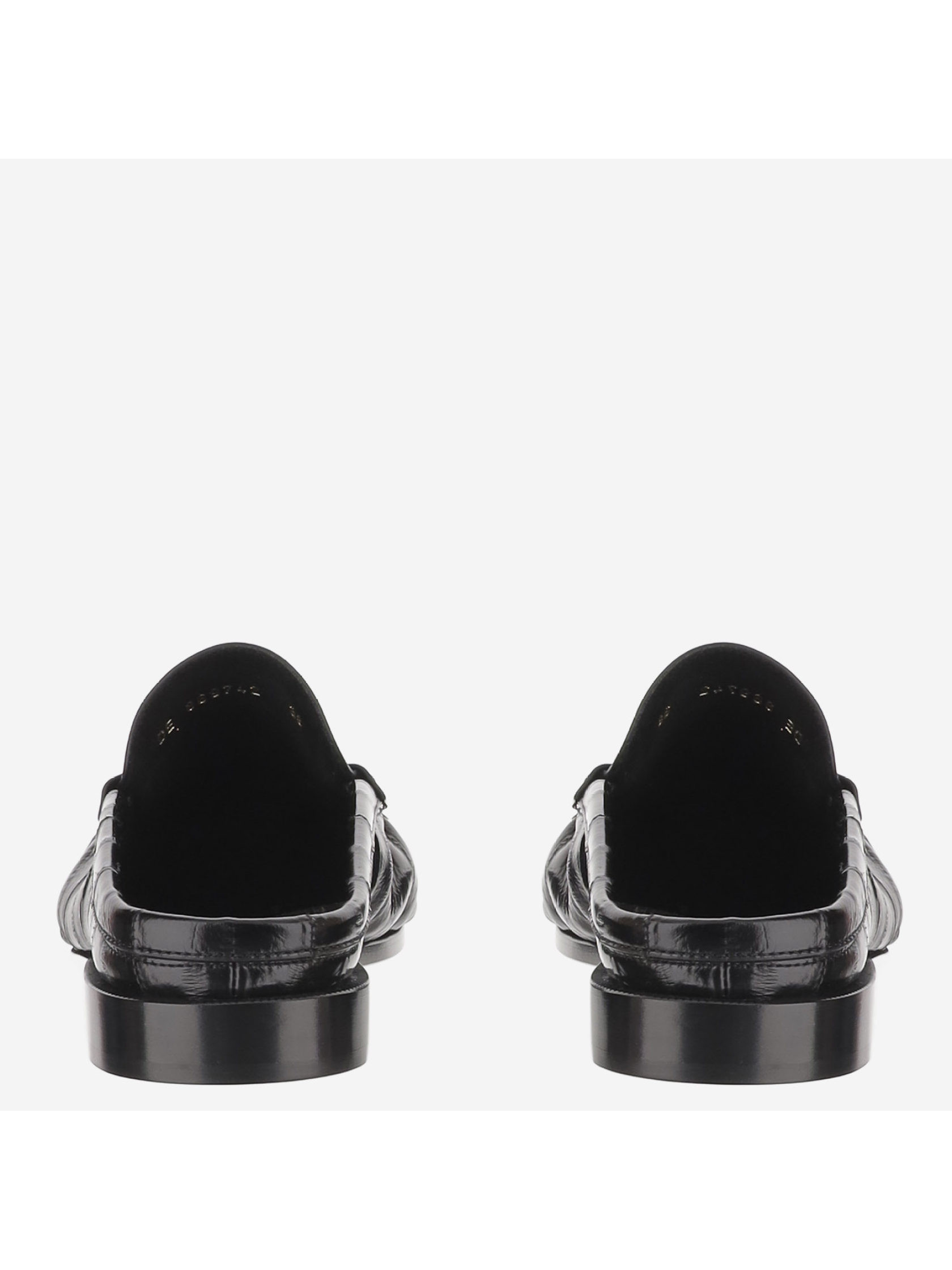 Saint Laurent Logo Plaque Slip-On Flat Shoes | Senser US