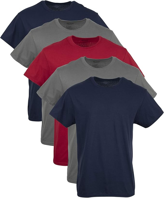 Gildan Men's Crew T-Shirts, Multipack | Amazon (US)