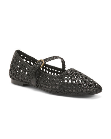 Weston Woven Mary Jane Flats | TJ Maxx
