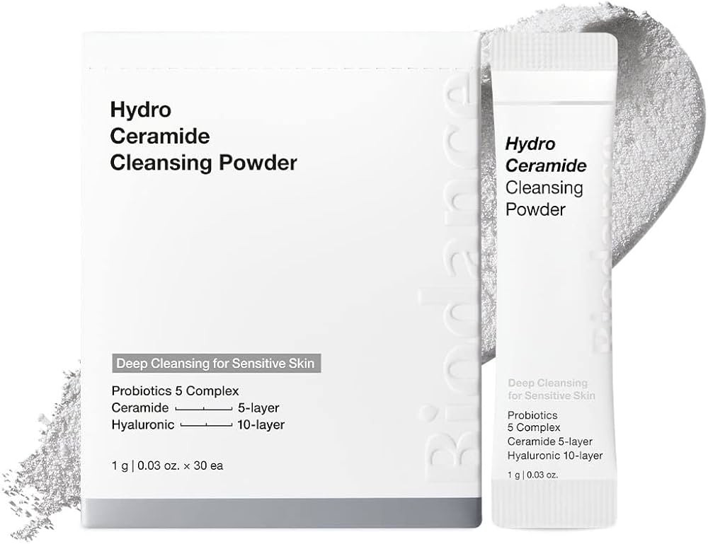 Biodance Hydro Ceramide Cleansing Powder, Gentle Exfoliating Daily Facial Cleanser with Hyaluroni... | Amazon (US)