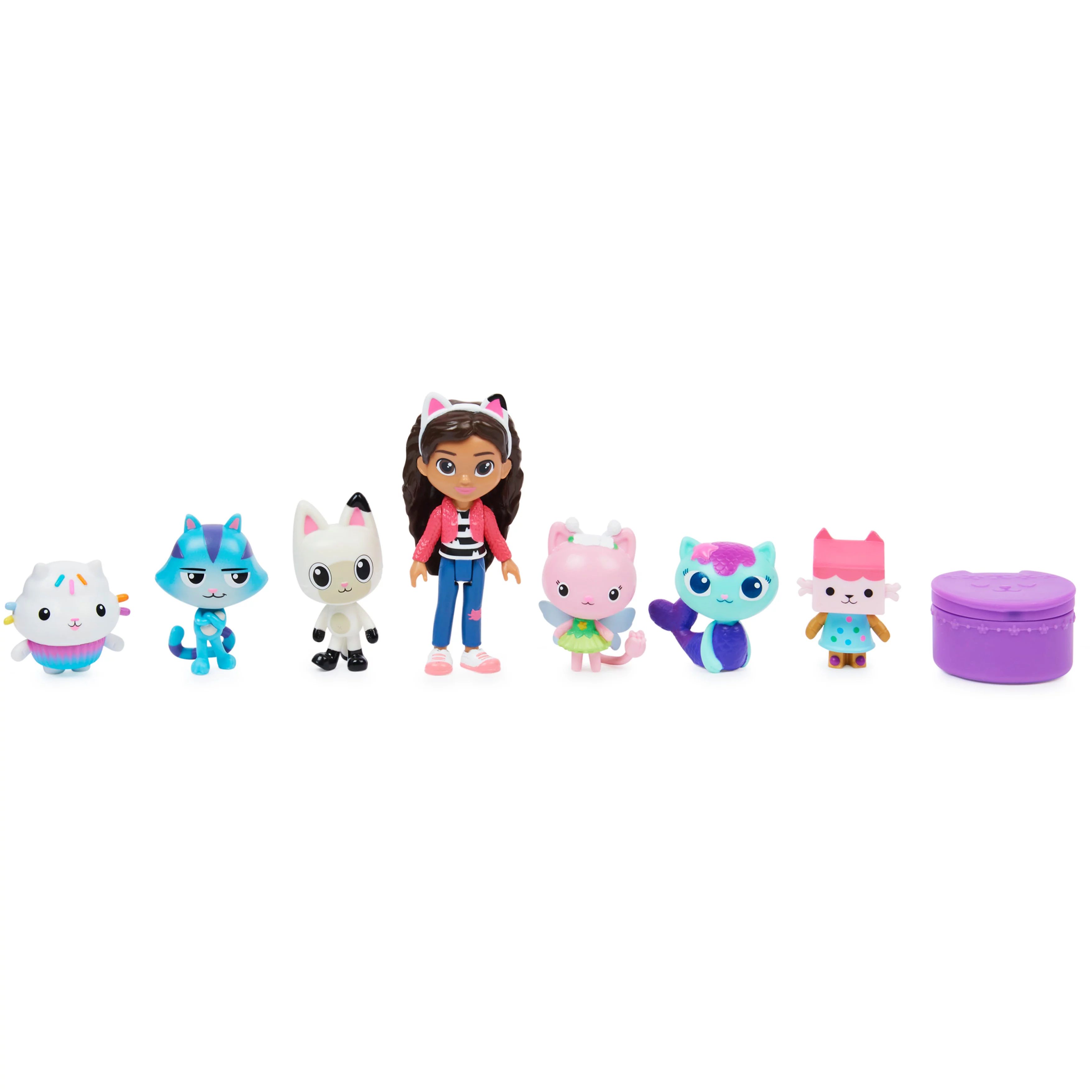 Gabby’s Dollhouse, Deluxe Gift Set with 7 Toy Doll Figures Ages 3 and up - Walmart.com | Walmart (US)