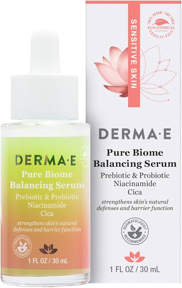 DERMA E, Pure Biome Balancing Serum, 30 ml (1 fl.oz) | Amazon (US)