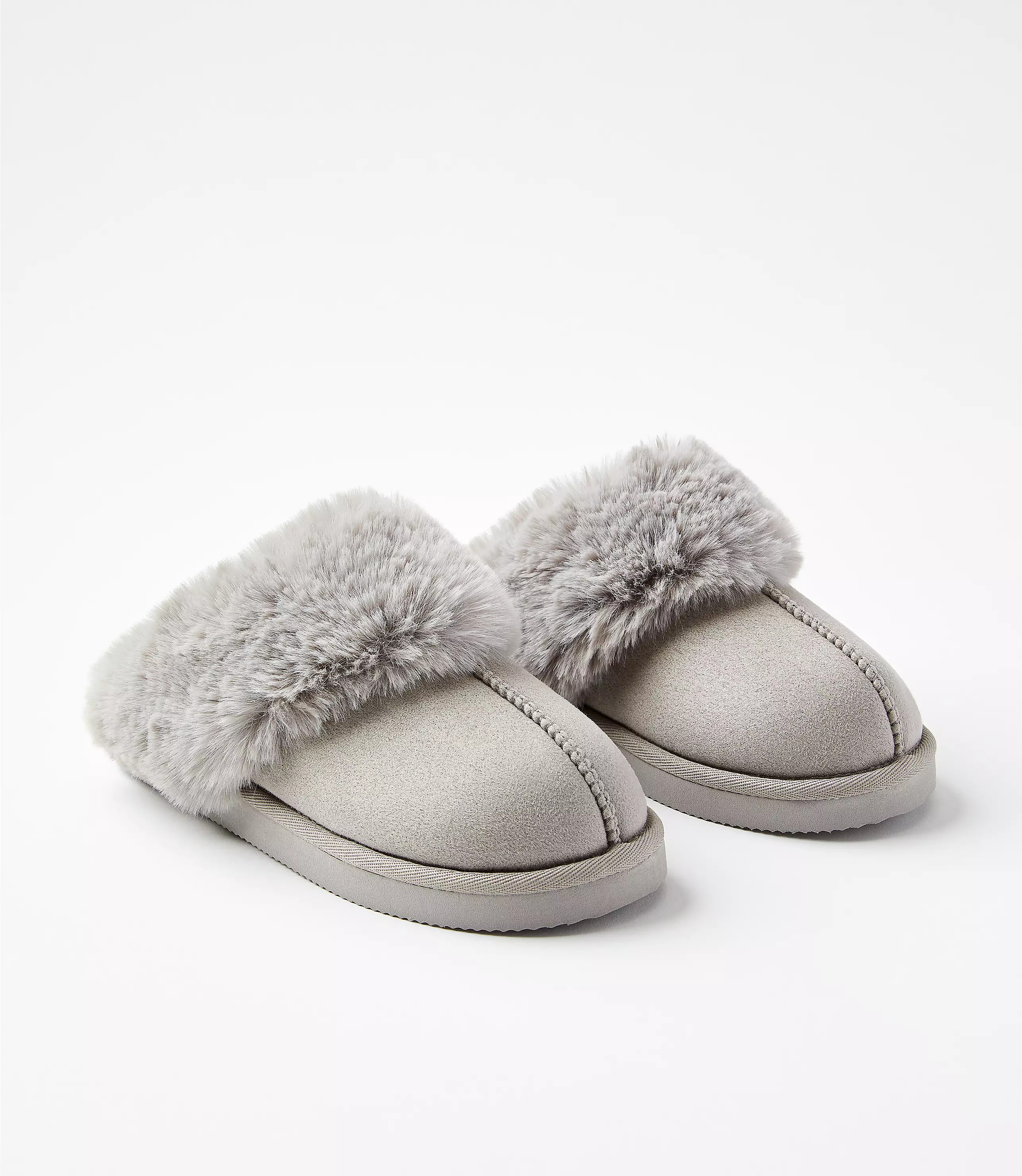 Faux Fur Lined Slippers | LOFT