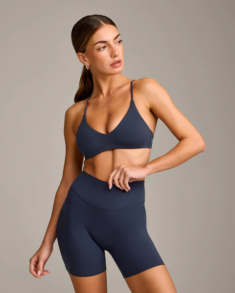 EasyLift™ Ultra Minimal Bralette with Gray Logo 
 True Blue | Oner Active (UK / US)