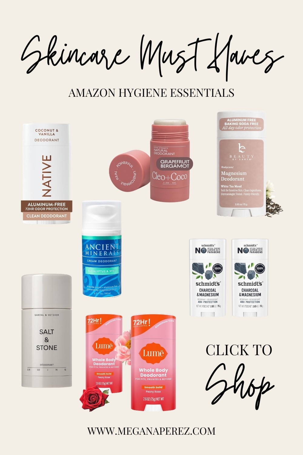 Looking for a clean deodorant that actually works? These are the best natural and aluminum-free deodorants for summer — long-lasting protection, magnesium formulas, and whole body options. Amazon hygiene essentials I repurchase. 

#LTKBeauty #LTKmorningroutine #LTKselfcare