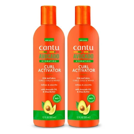 Cantu Avocado Hydrating Curl Activator Cream with Pure Shea Butter 12 oz (Pack of 2) (Packaging May Vary) C30 | Walmart (US)