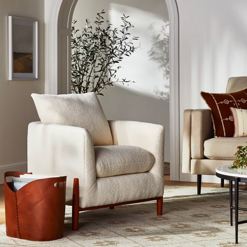 Elroy Accent Chair with Wood Legs - Threshold™ designed with Studio McGee | Target
