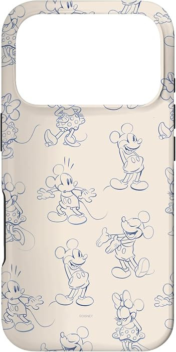 Disney Mickey and Minnie Mouse Retro Vintage Art Reactions Case for iPhone 17 Pro | Amazon (US)