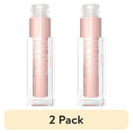 (2 pack) Maybelline Lifter Gloss Lip Glosses Makeup with Hyaluronic Acid, Ice | Walmart (US)