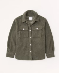 Sherpa Shirt Jacket | Abercrombie & Fitch (US)