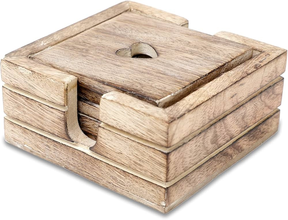 for "drink coasters handmade wooden" | Amazon (UK)