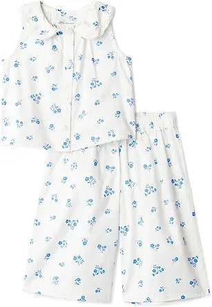 Amazon Essentials x Sofia Grainge Toddlers and Baby Girls' Cotton Sateen Sleeveless Top and Pants... | Amazon (US)