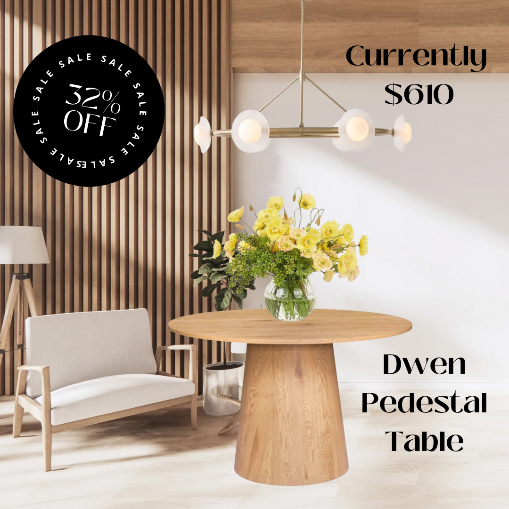 Dwen pedestal table, wood pedestal table, POP maison table, modern organic table 

#LTKSaleAlert #LTKHome #LTKxNSale