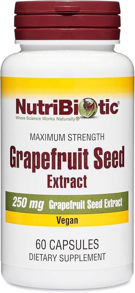 NutriBiotic – Grapefruit Seed Extract Capsules 250 mg, 60 Count - Maximum Strength with Bioflav... | Amazon (US)