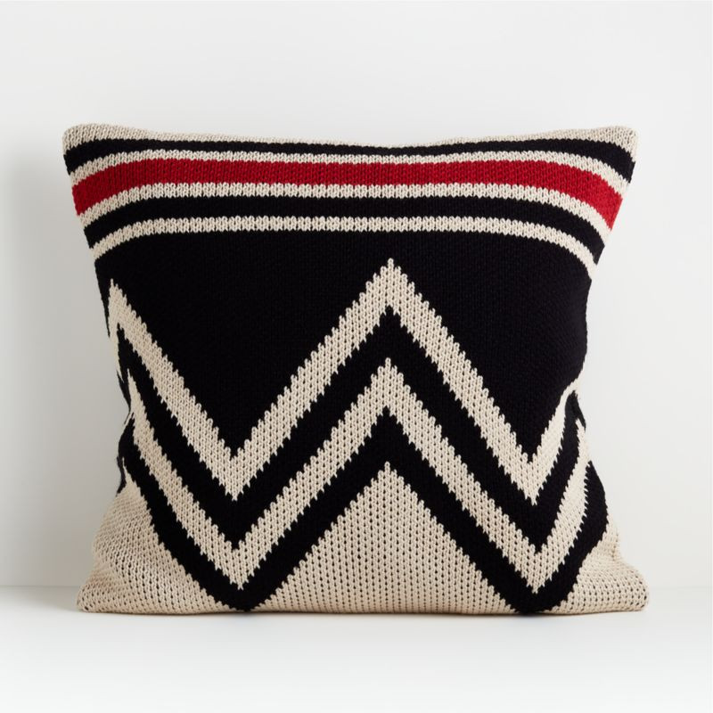 Bregenz 23" Sweater Pillow Cover | Crate and Barrel | Crate & Barrel