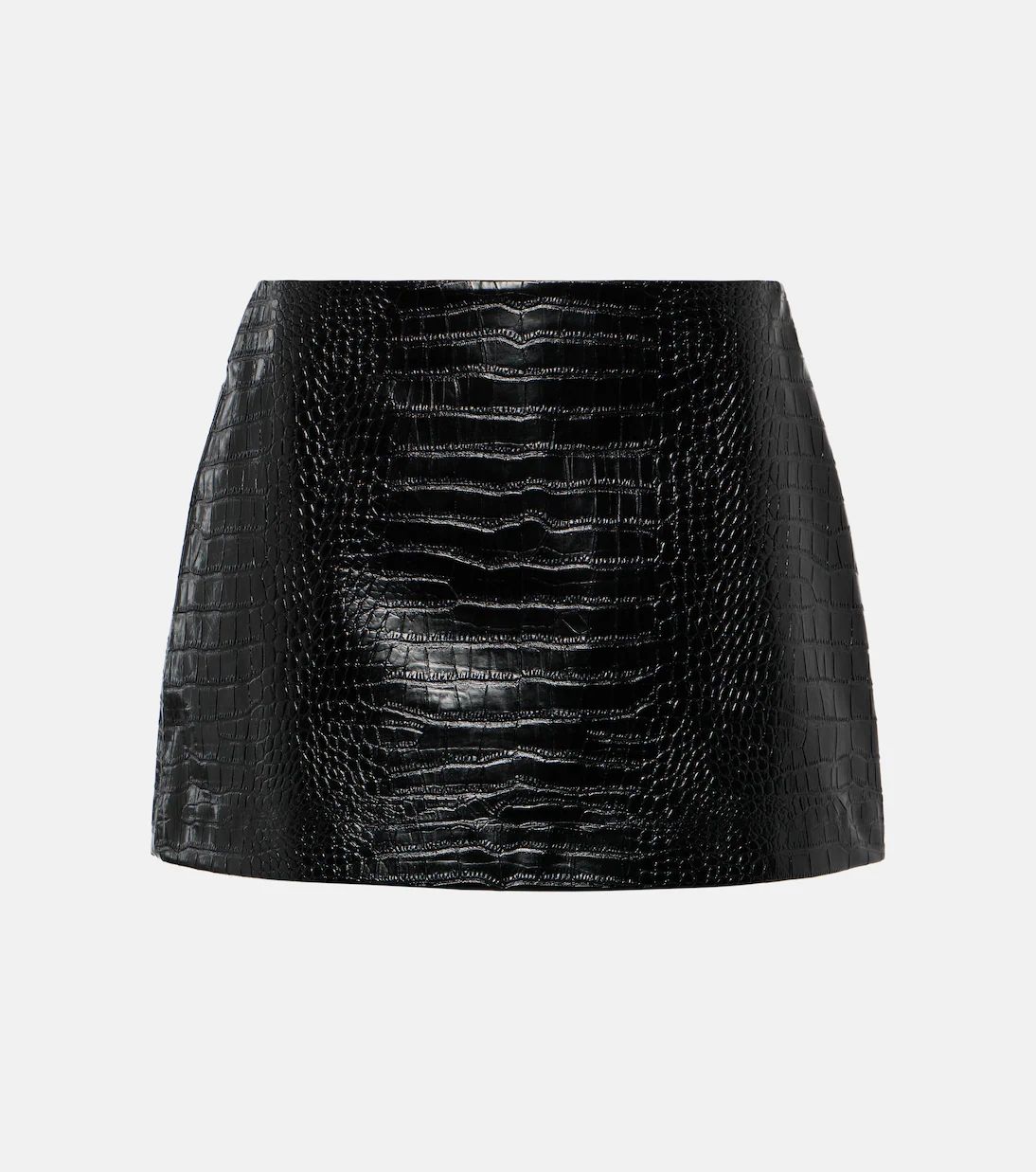 Mary croc-effect faux leather miniskirt | Mytheresa (US/CA)