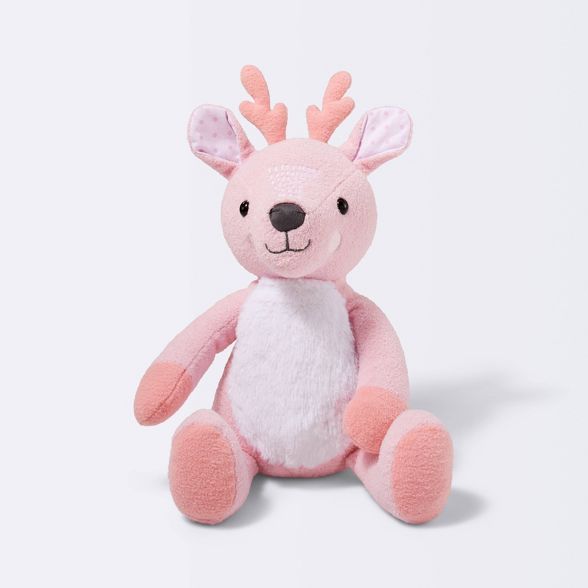 Plush Deer Stuffed Animal - Cloud Island™ Pink | Target