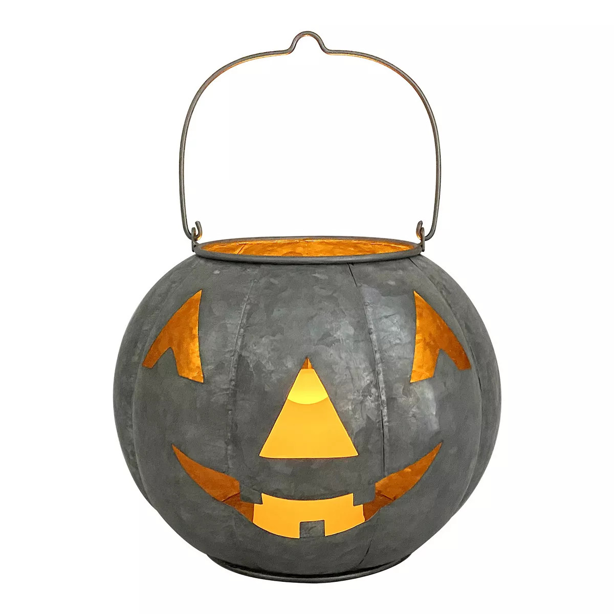 Celebrate Together™ Halloween Silver Finish LED Jack-O'-Lantern Table Decor | Kohl's