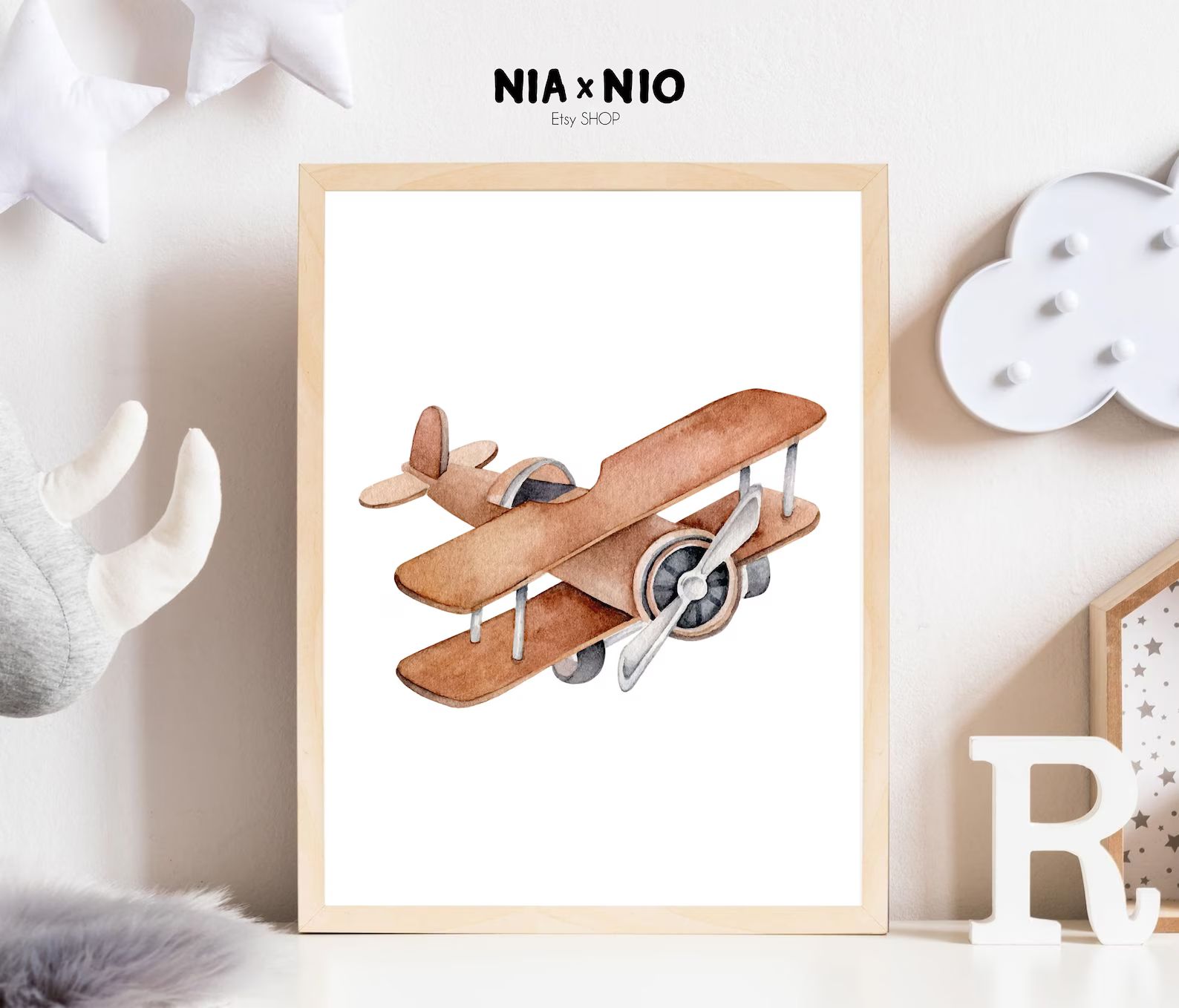 Airplane Nursery Art for Boys Airplane Watercolour Airplane - Etsy | Etsy (US)