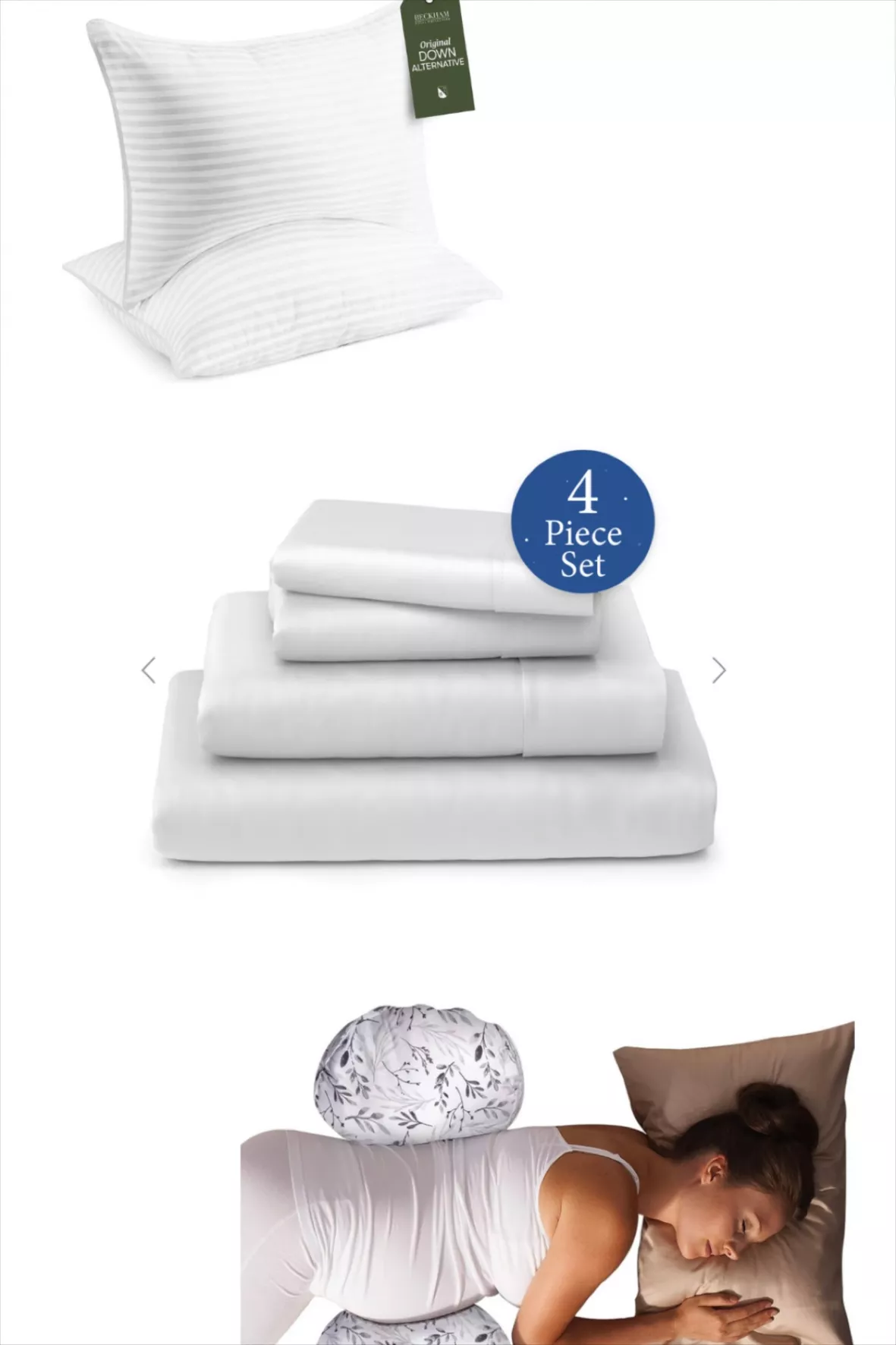 Beckham Hotel Collection Luxury Linens Down Alternative Pillows