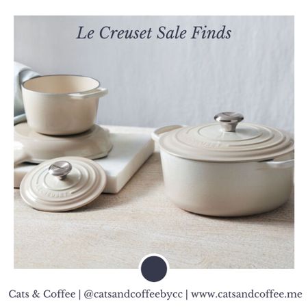 Amazing Le Creuset Sales and Deals on Cookware Sets // Enjoy irresistible savings on premium cookware, bakeware, serving pieces and more! // I absolutely love my Le Creuset cooking pieces. They may be expensive, but they are so worth it, and it’s actually easier than you might expect to find them on sale. Here, I’m sharing a handful of my favorite premium Le Creuset cookware pieces that are currently on sale in in multiple colors from the brand!


#LTKhome #LTKsalealert #LTKSale