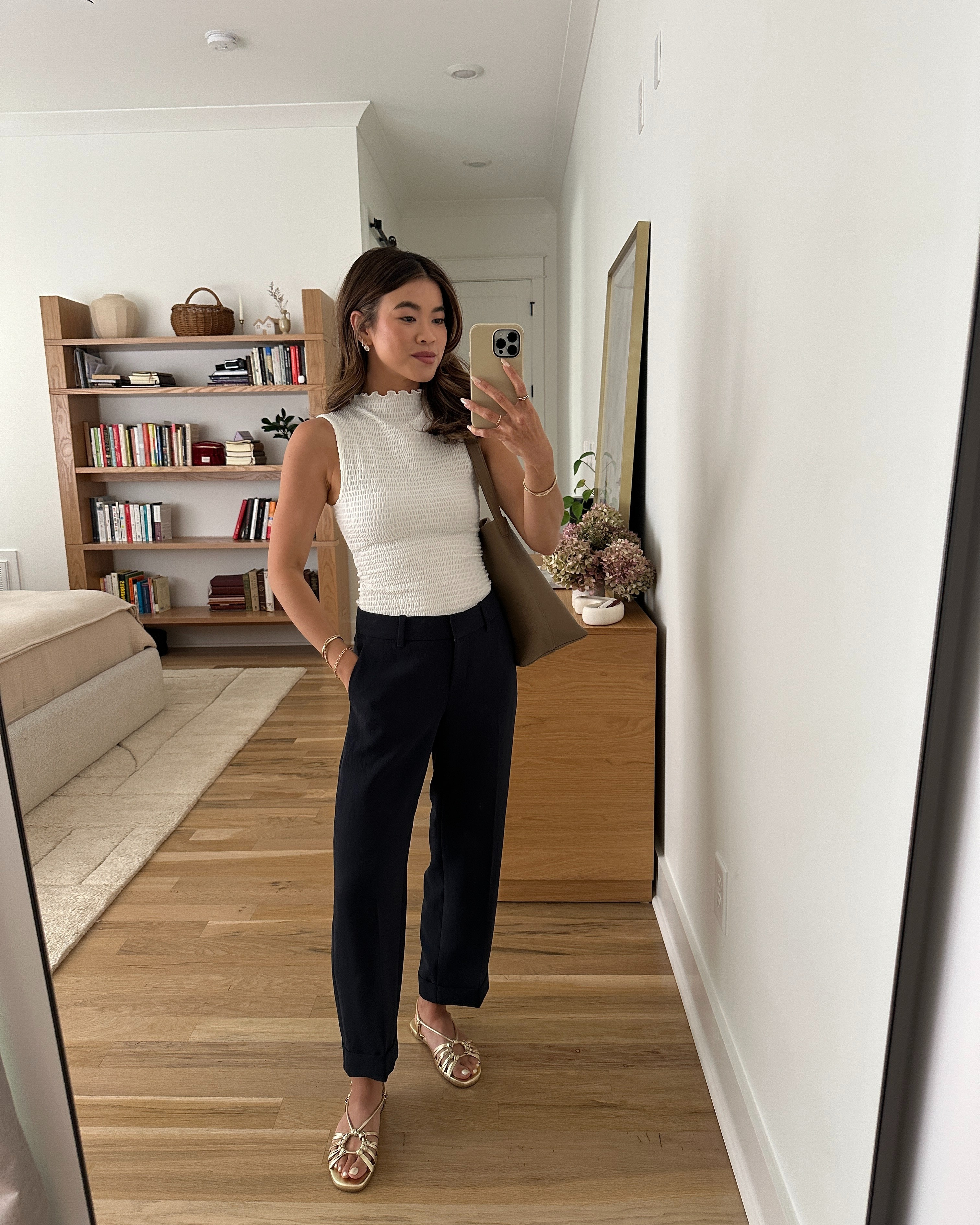 Summer work outfit inspo. I love these @Aritzia tailored pants!

Sizing info:
-Aritzia The Spire Pant Crepette (Size 0 in Navy)
-Aritzia Smooth Matter Preface Mockneck (Size XS in White) 


Aritzia best sellers, best pieces from Aritzia for petite, what pants from Aritzia will fit if youre petite, Petite style guide, how to dress if you’re petite, Petite style, petite fashion, mom outfit, mom style, petite pants, petite outfit ideas, petite outfits, best pants for petite, spring style, spring outfits, beach outfits, spring break, vacation outfits, navy pants, aritzia pants,

#LTKootd #LTKSeasonal #LTKPetite