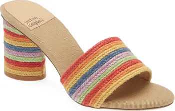 Pinarella Rainbow Jute Sandal (Women) | Nordstrom