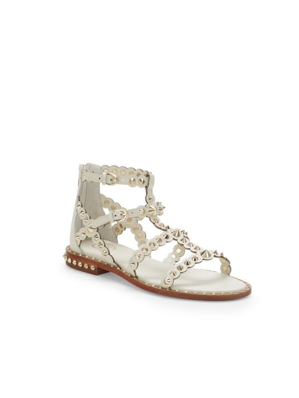Studded Leather Gladiator Sandals | Saks Fifth Avenue OFF 5TH
