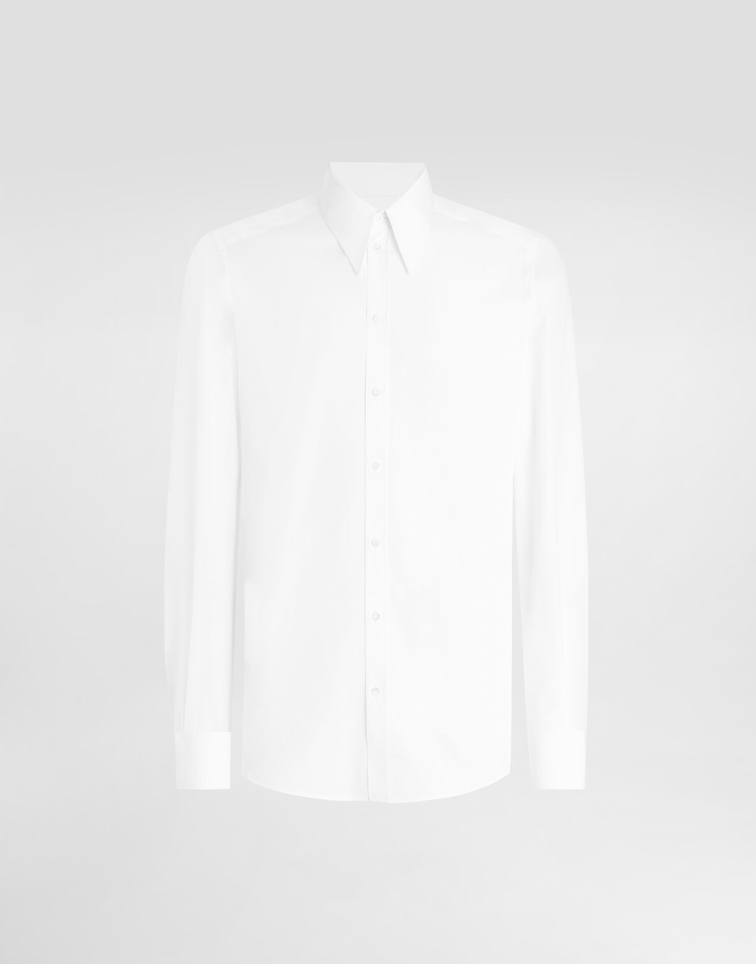 Gold poplin shirt | Dolce & Gabbana US