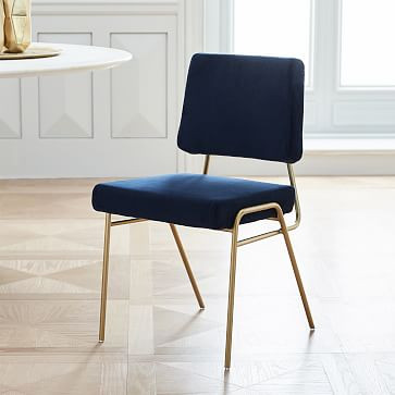 Wire Frame Upholstered Dining Chair | West Elm (US)