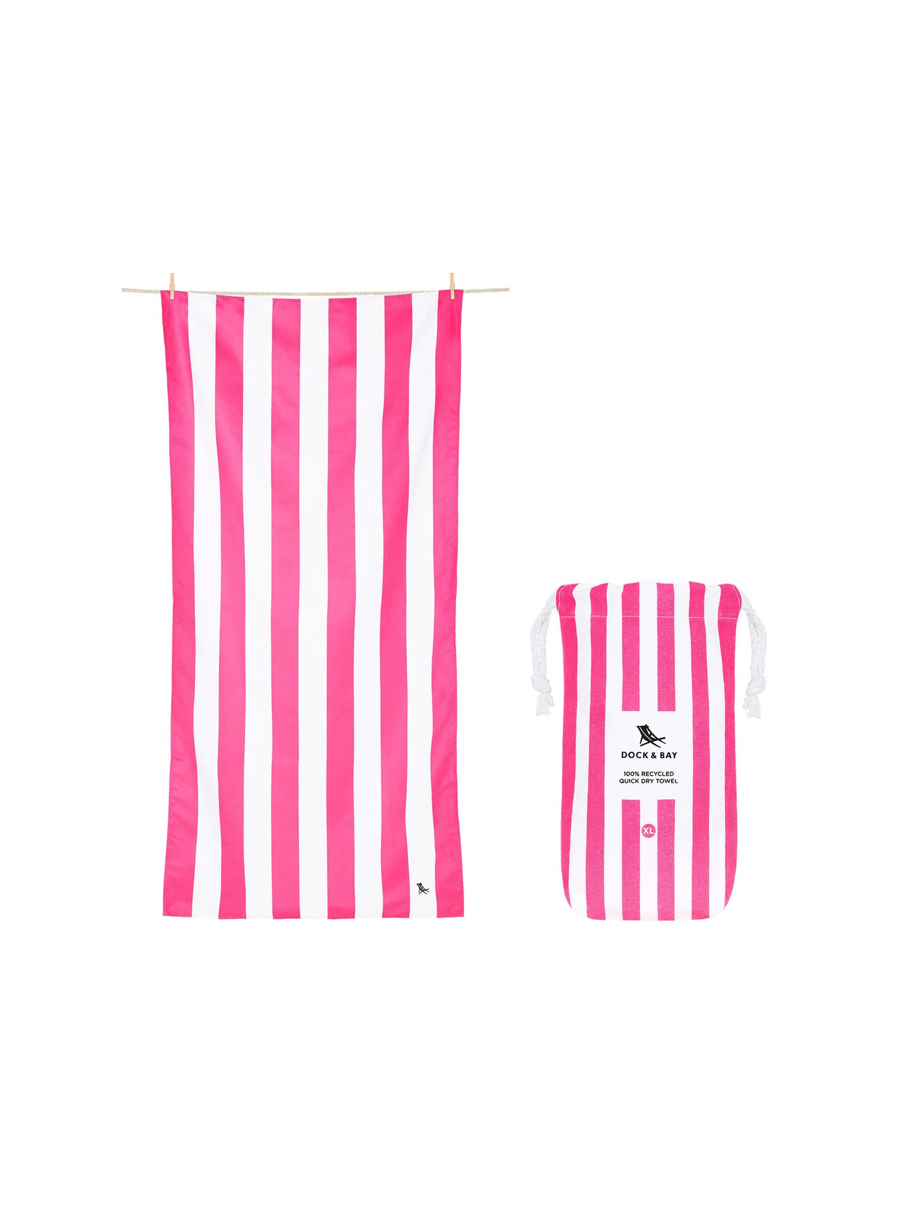 Dock & Bay Dock & Bay Phi Phi Pink Quick Dry Beach Towel | Next AU
