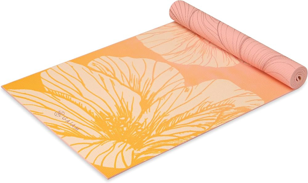 Gaiam Yoga Mat - Premium 6mm Print Reversible Extra Thick Non Slip Exercise & Fitness Mat for All... | Amazon (US)