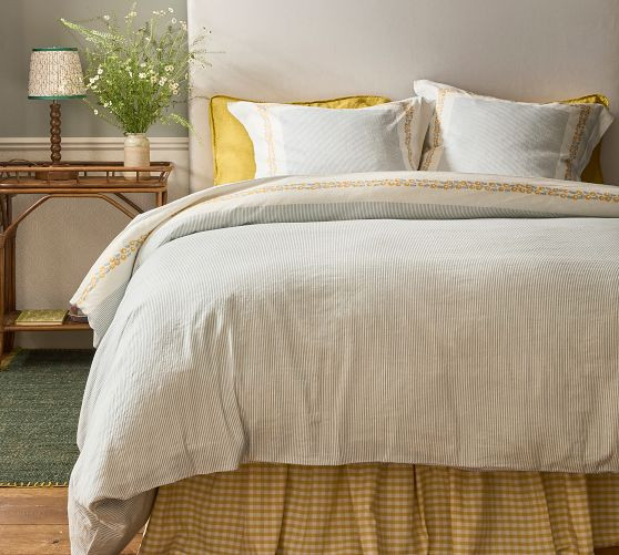 Mimi Hemp Cotton Duvet Cover & Shams | GreenRow