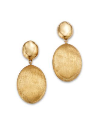 18K Yellow Gold Siviglia Polished & Textured Drop Earrings - Exclusive | Bloomingdale's (US)