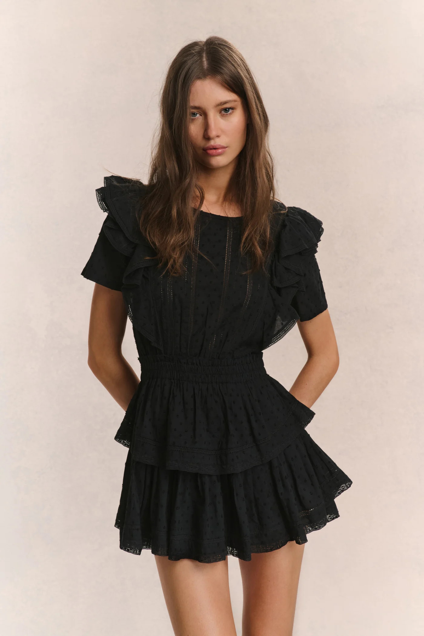 Natasha Heritage Mini Dress | LoveShackFancy