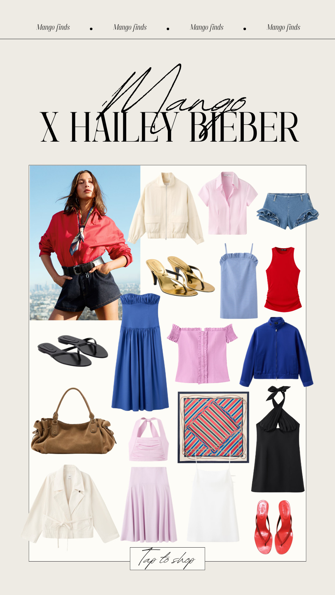 Mango x Hailey Bieber💙 

 #LTKgrwm #LTKootd #LTKSeasonal