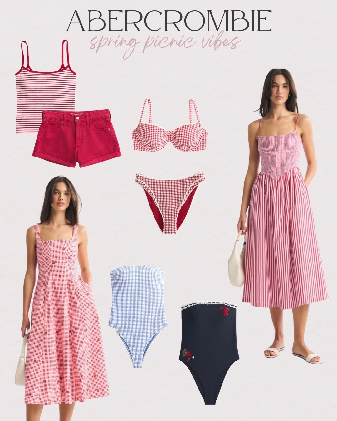 Abercrombie spring new arrivals are giving beach picnic vibes 