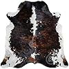 Sunshine Cowhides Brindle Dark Tricolor Cowhide Rug XL Approx Size 6ft x 8ft 180cm x 240cm from | Amazon (US)