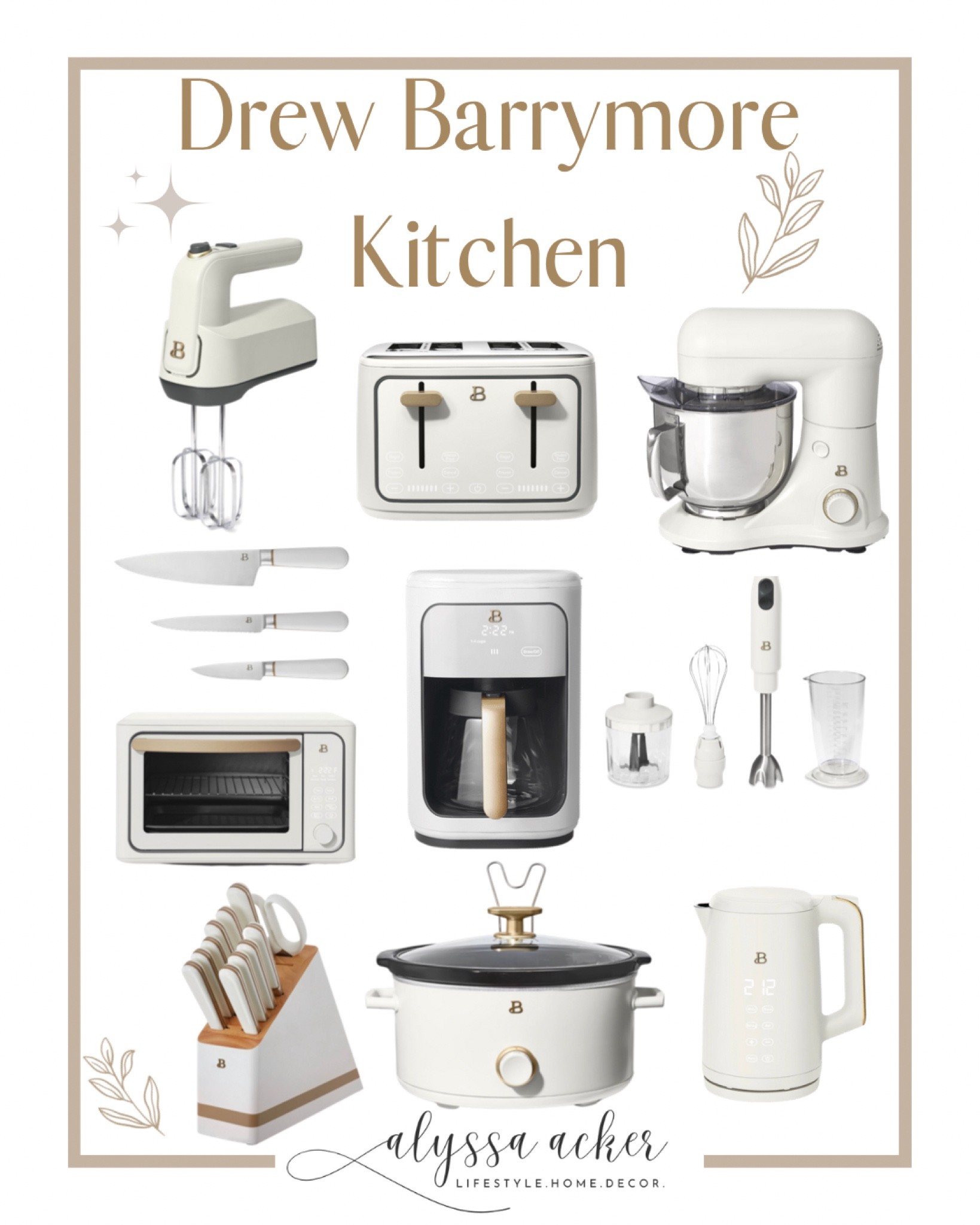I am still not over how cute Drew Barrymore’s Beautiful Kitchen appliances are! 

Retro style Kitchen appliances 
Walmart Kitchen
Kitchen Inspiration 

#LTKhome #LTKunder100 #LTKfamily