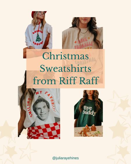 Riff Raff Christmas t-shirts & sweatshirts we all need ✨🎄🫶🏼

#LTKSeasonal #LTKHoliday #LTKunder100
