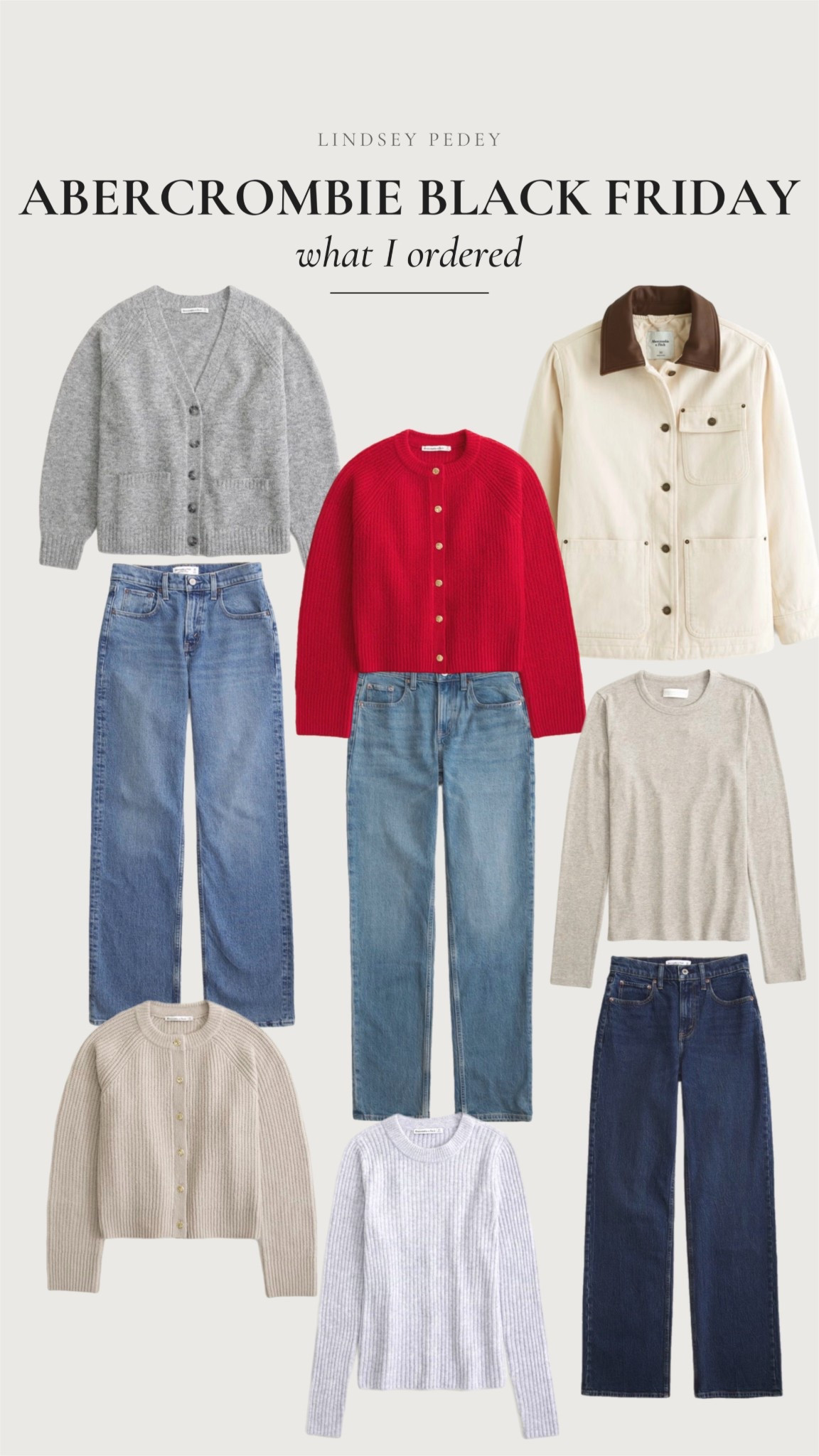 My Black Friday Abercrombie order! If you need new denim now is the time! Up to 50% off! But hurry because sizes are going quick!! I’ll do a try on as soon as it arrives! There are also so many beautiful sweaters on sale as well

Abercrombie, Black, Friday, cyber Monday, gift guy, gift for her, gifts for him, sweater, cardigan, cashmere, jeans, denim, high-rise, relaxed, OOTD, gifts for mom, gifts for teens,

#LTKFindsUnder100 #LTKCyberWeek #LTKGiftGuide