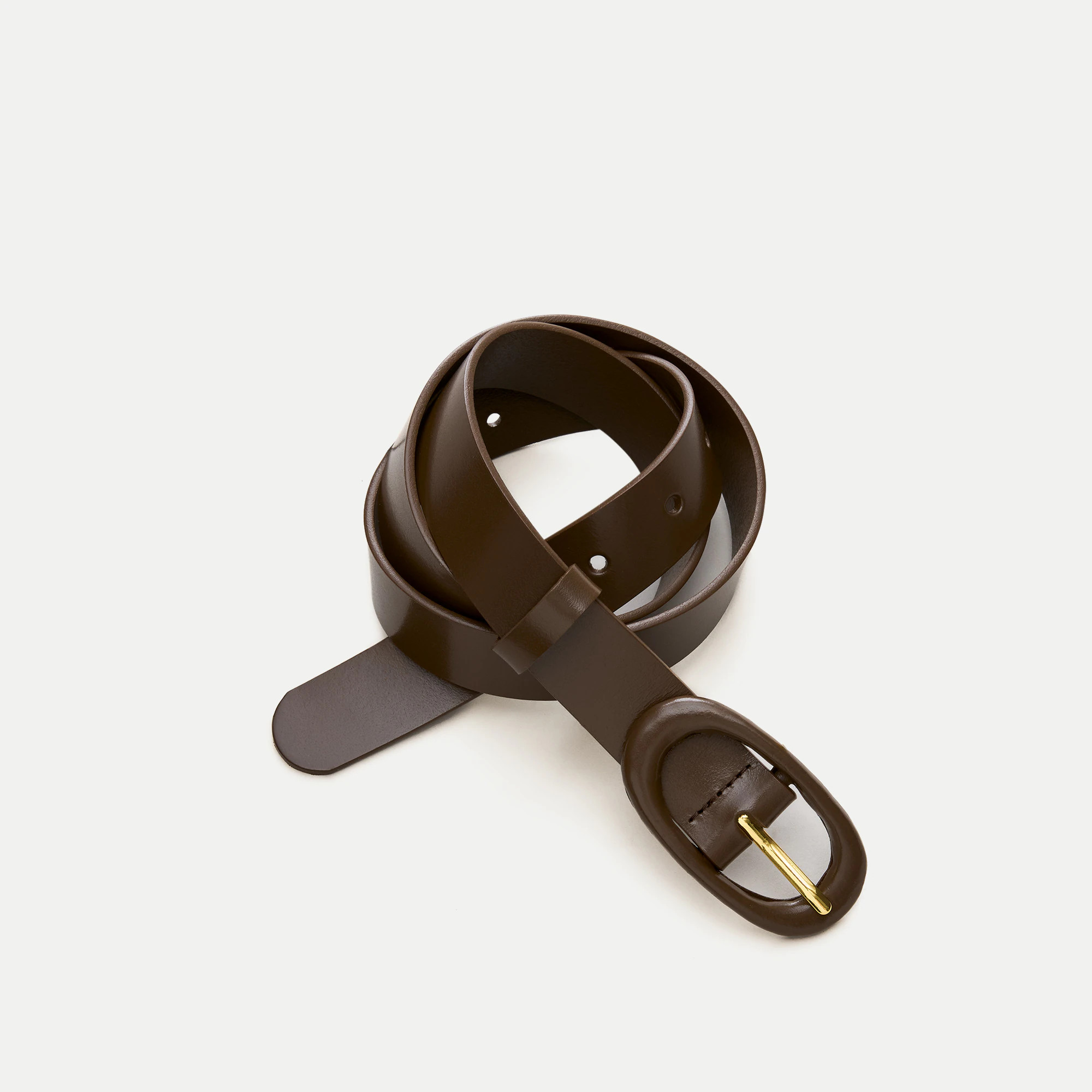 Tonal belt in leather | J. Crew US