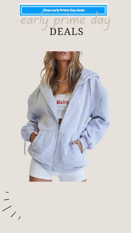 Trendy Queen Womens Zip Up Hoodies Long Sleeve Sweatshirts Fall Outfits Oversized Sweaters Casual Fashion Jackets
Early prime day Amazon fashion 

#LTKFindsUnder50 #LTKSummerSales #LTKSaleAlert