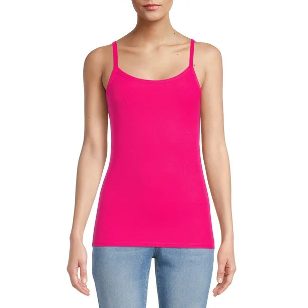 No Boundaries Juniors Ribbed Cami | Walmart (US)